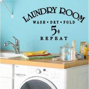 Laundry Room Decal