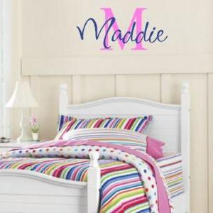 Girls Personalized Name Decal