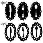 Silverware Decals on Luulla