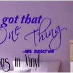 One Direction Decal