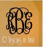 Personalized Initial Monogram Decal