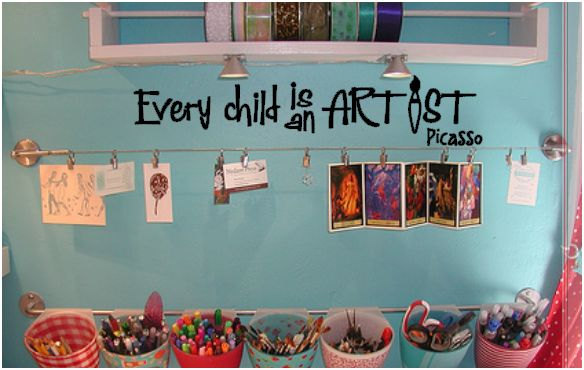 Every Child Is An Artist Vinyl Wall Art