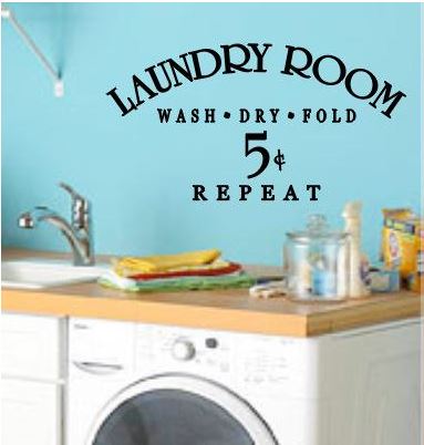Laundry Room Decal