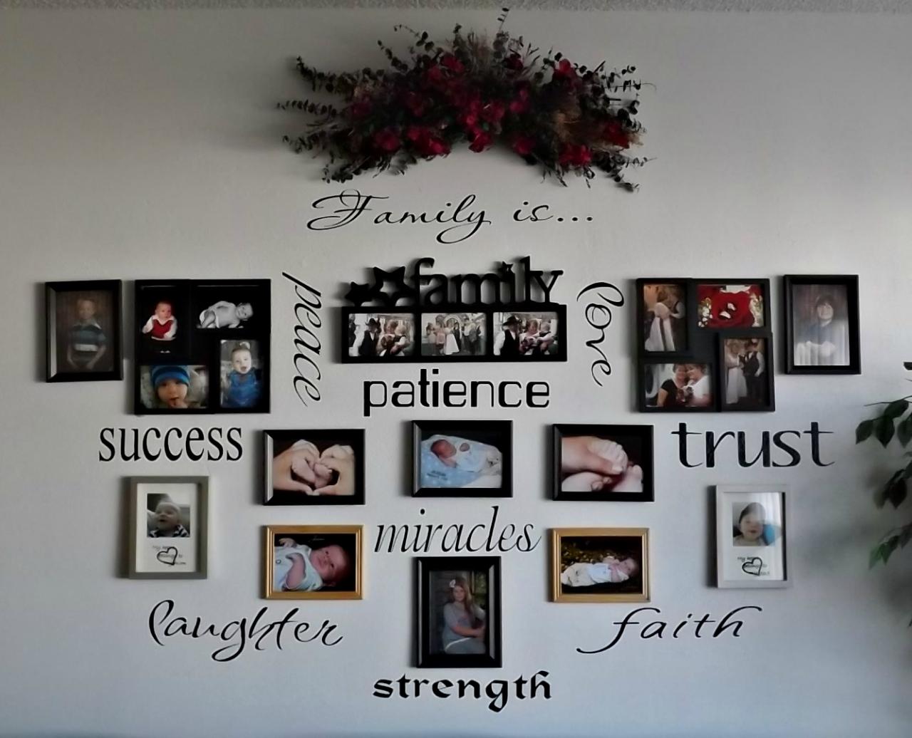Family Is Vinyl Word Collage