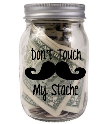 Don't Touch My Stache Decals
